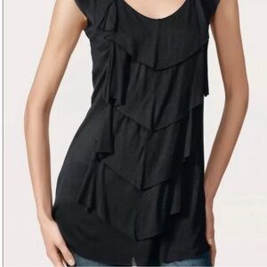 Cabi Vintage Black Top, Size Small